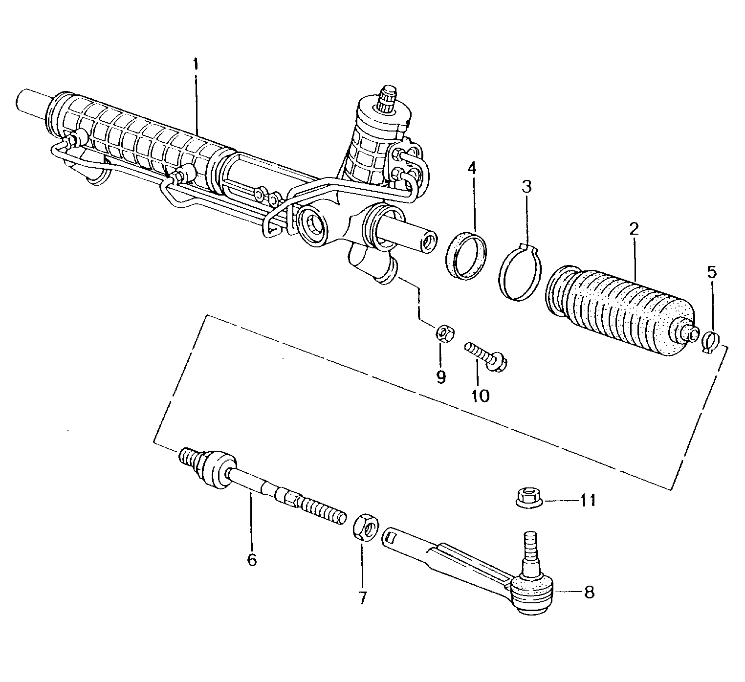 VW 99634713104 - Hlava / čap spojovacej tyče riadenia www.parts5.com