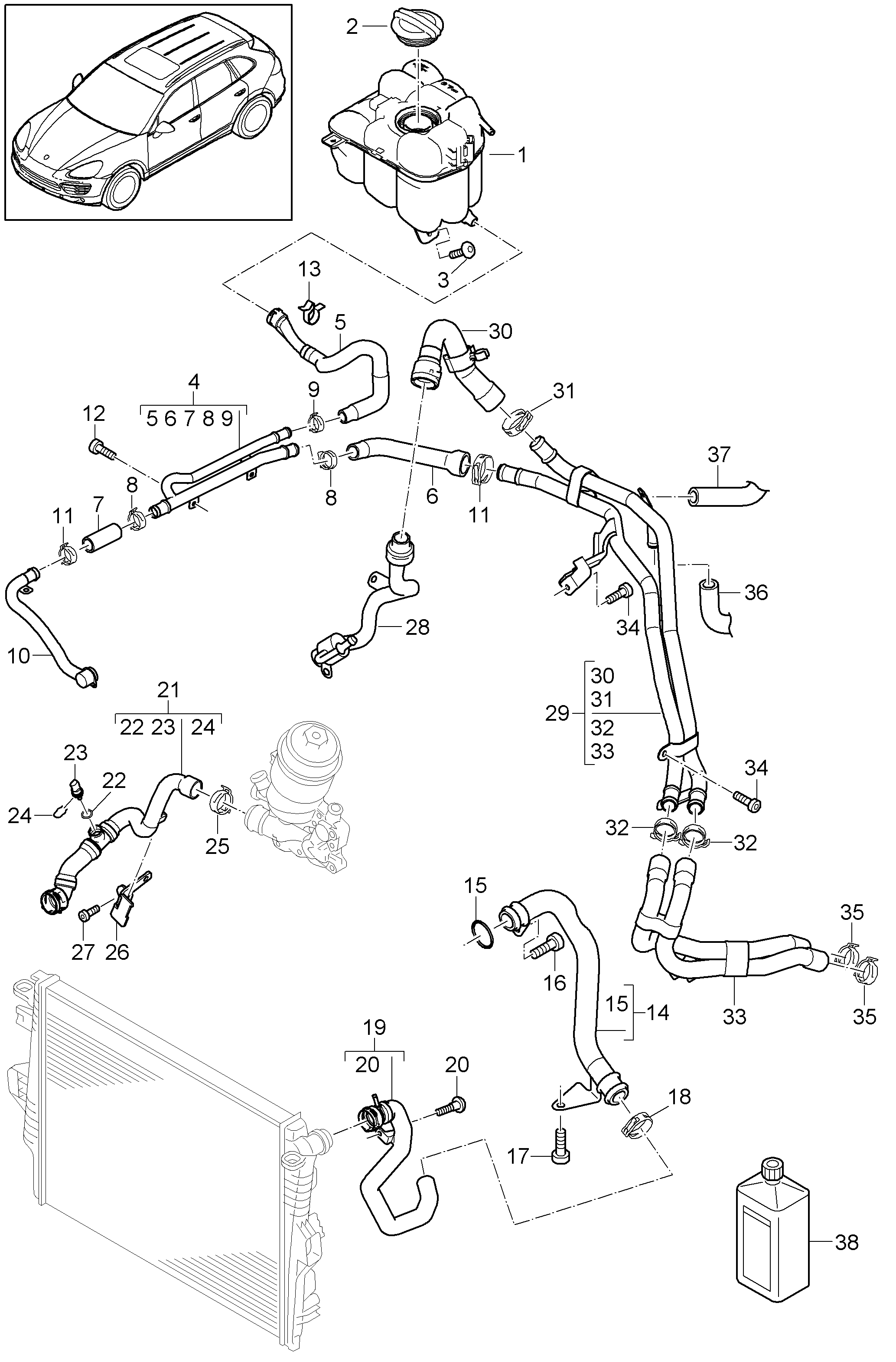 VAG 955 106 125 01 - Sensor, coolant temperature parts5.com