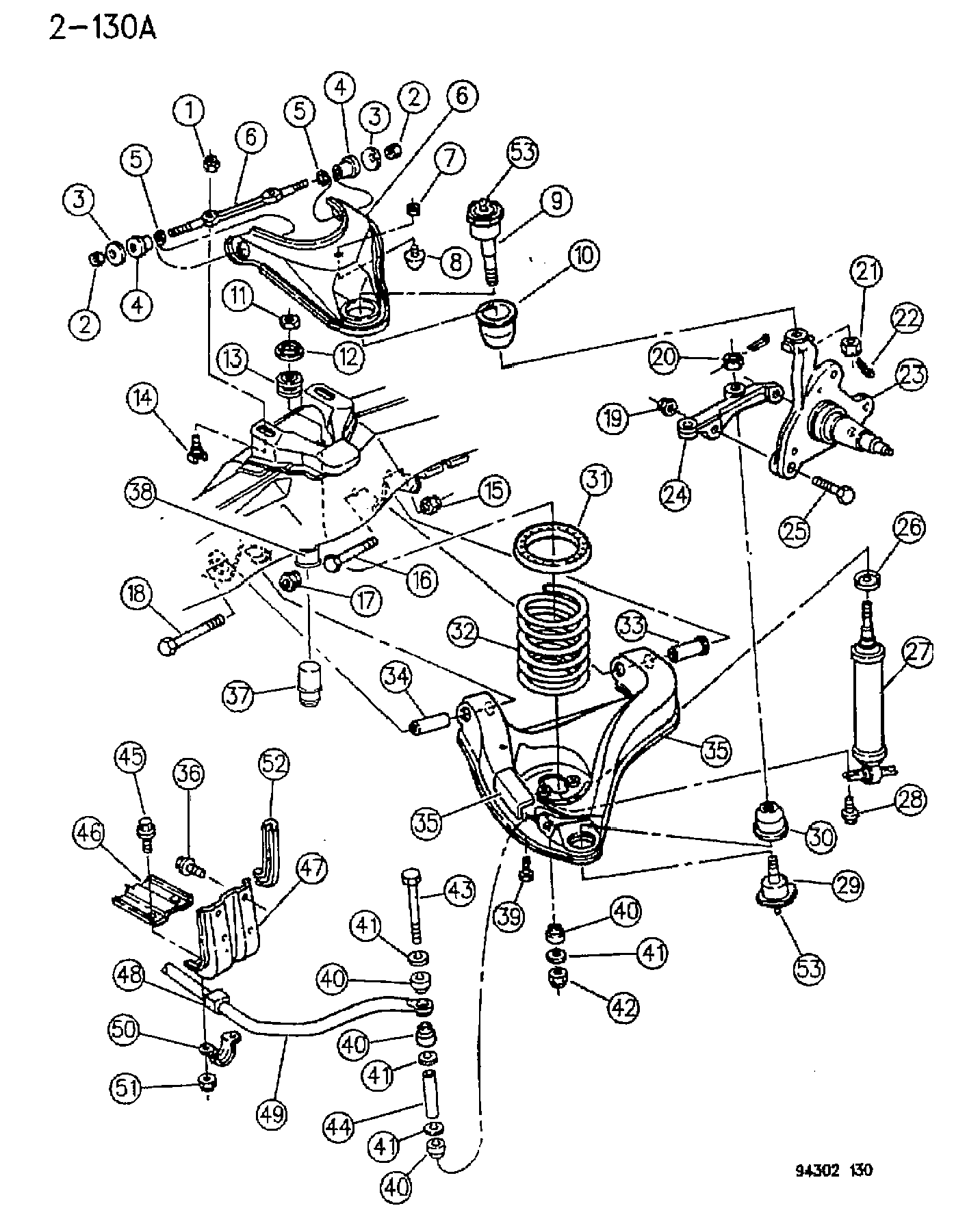 Chrysler 5200 3232 - Bearing Bush, stabiliser parts5.com