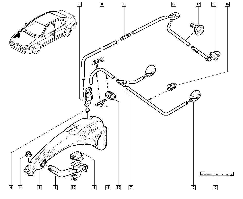 RENAULT 77 00 431 079 - Pumpa za tekućinu za pranje, pranje stakla www.parts5.com