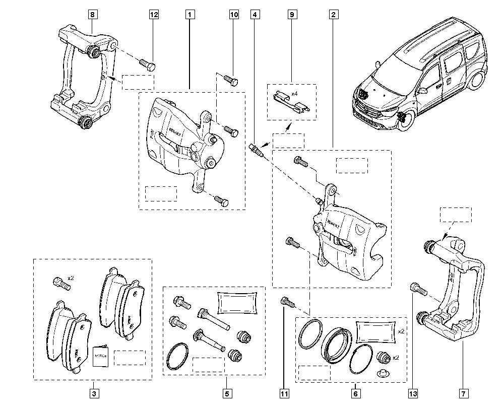 DACIA 410604775R - Jarrupala, levyjarru www.parts5.com