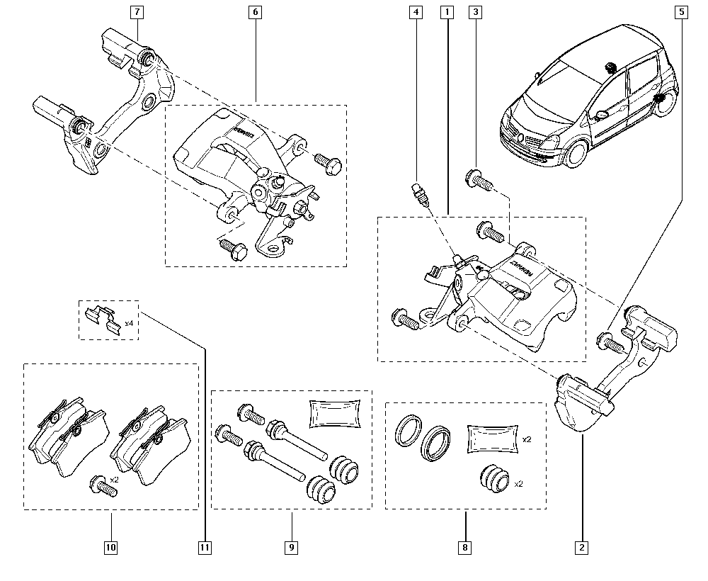 RENAULT 7701059987 - Комплект направляющей гильзы www.parts5.com