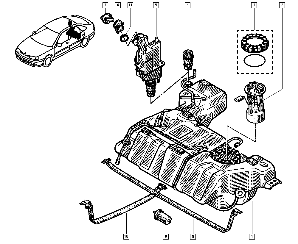 RENAULT 82 00 016 909 - SNDR UNIT PUMP LA www.parts5.com