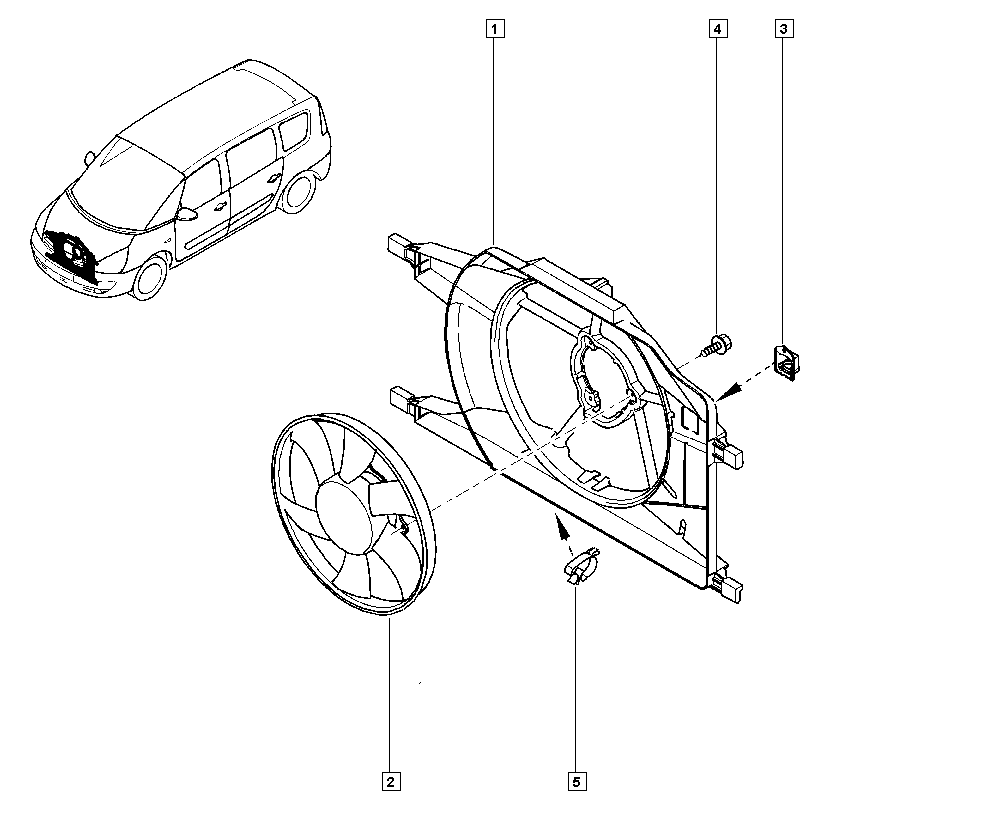 RENAULT 7701049661 - Resistor, interior blower www.parts5.com