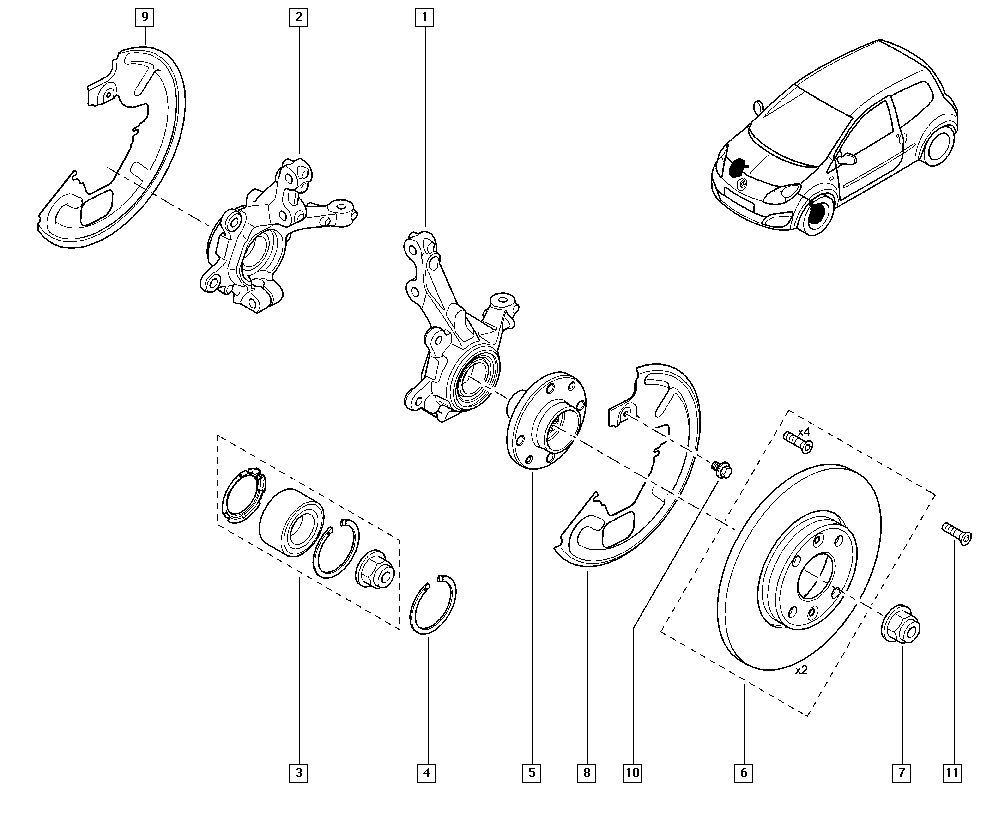 Barreiros 82 01 464 598 - Тормозной диск www.parts5.com