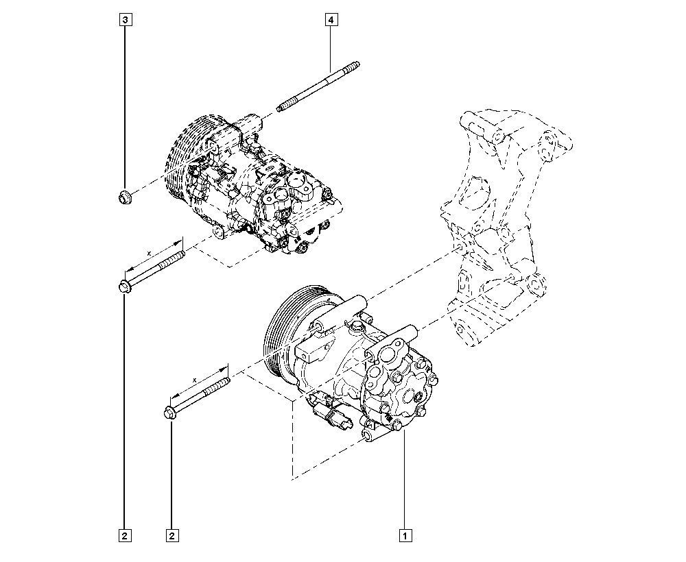 RENAULT 7711497298 - Компрессор кондиционера www.parts5.com