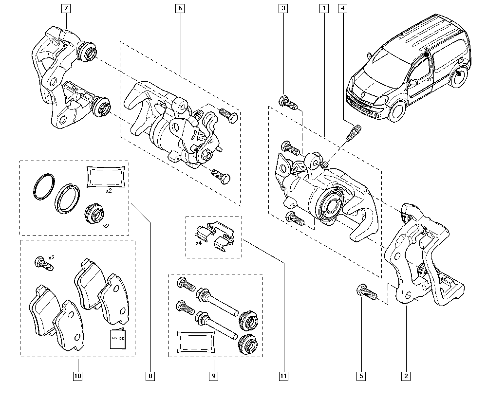 RENAULT 440118627R - Etrier frana www.parts5.com