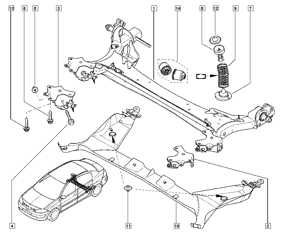 RENAULT TRUCKS 7701479190 - Сайлентблок, рычаг подвески колеса www.parts5.com