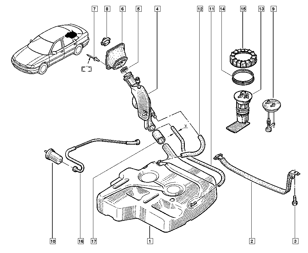 RENAULT 77 11 130 026 - Топливный фильтр www.parts5.com