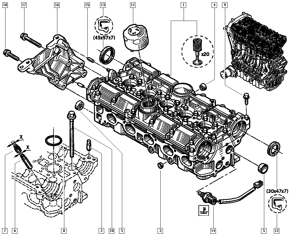 RENAULT 74 39 146 603 - Στεγανοπ. δακτύλιος, στέλεχος βαλβίδας www.parts5.com