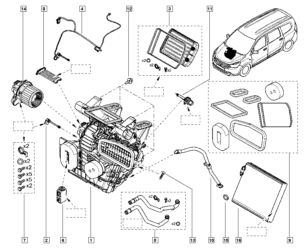 RENAULT 7701209823 - Control, actuator, headlight range adjustment www.parts5.com