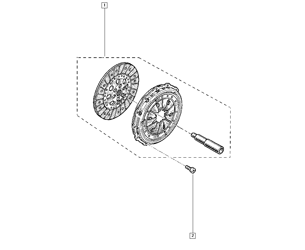 RENAULT 77 01 477 695 - Kuplungkészlet www.parts5.com