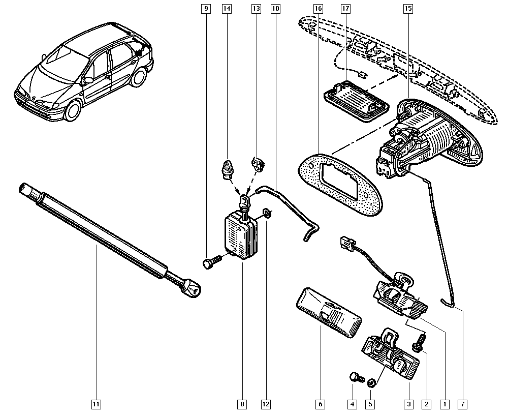 RENAULT 7700435694 - All locks www.parts5.com