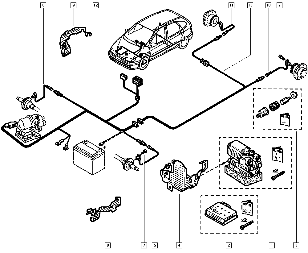 RENAULT 77 00 429 113 - Sensor, wheel speed parts5.com