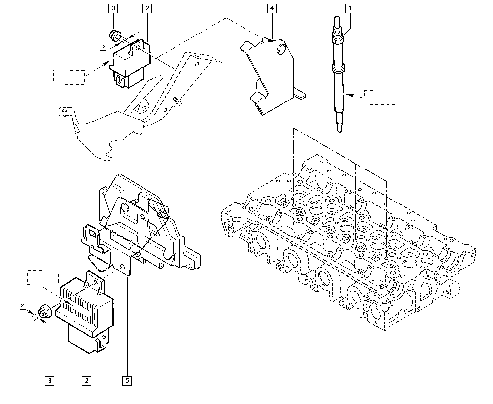 RENAULT 7700115078 - Control Unit, glow plug system parts5.com