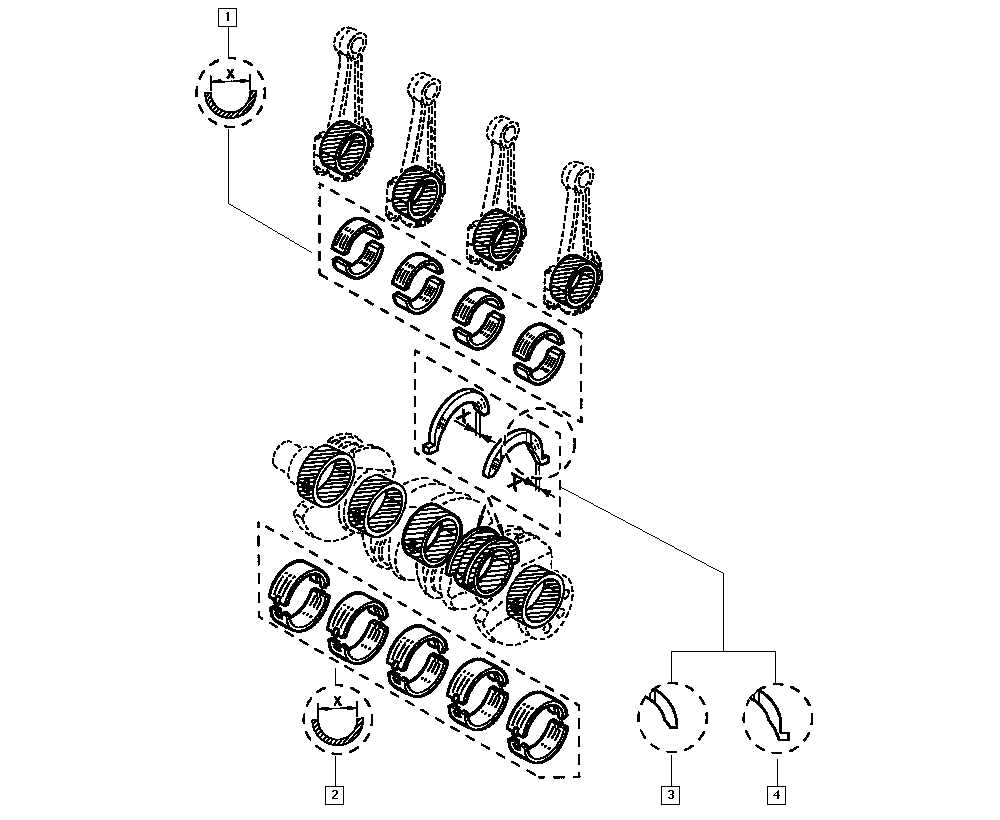 RENAULT 77 01 477 777 - Ležaj koljenastog vratila www.parts5.com