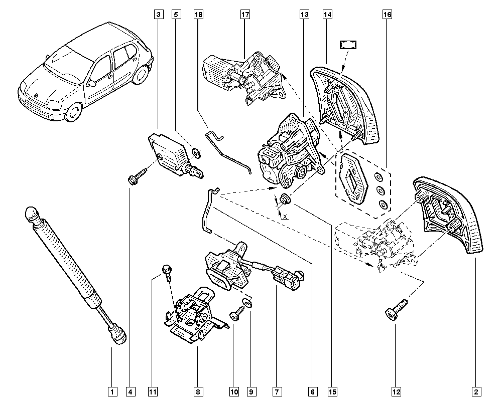 RENAULT 8200060917 - All locks www.parts5.com