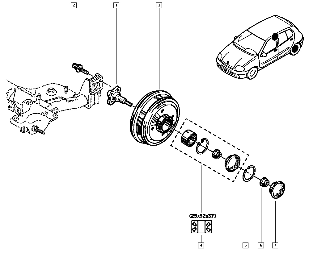 DACIA 43 20 262 94R - Тормозной барабан www.parts5.com