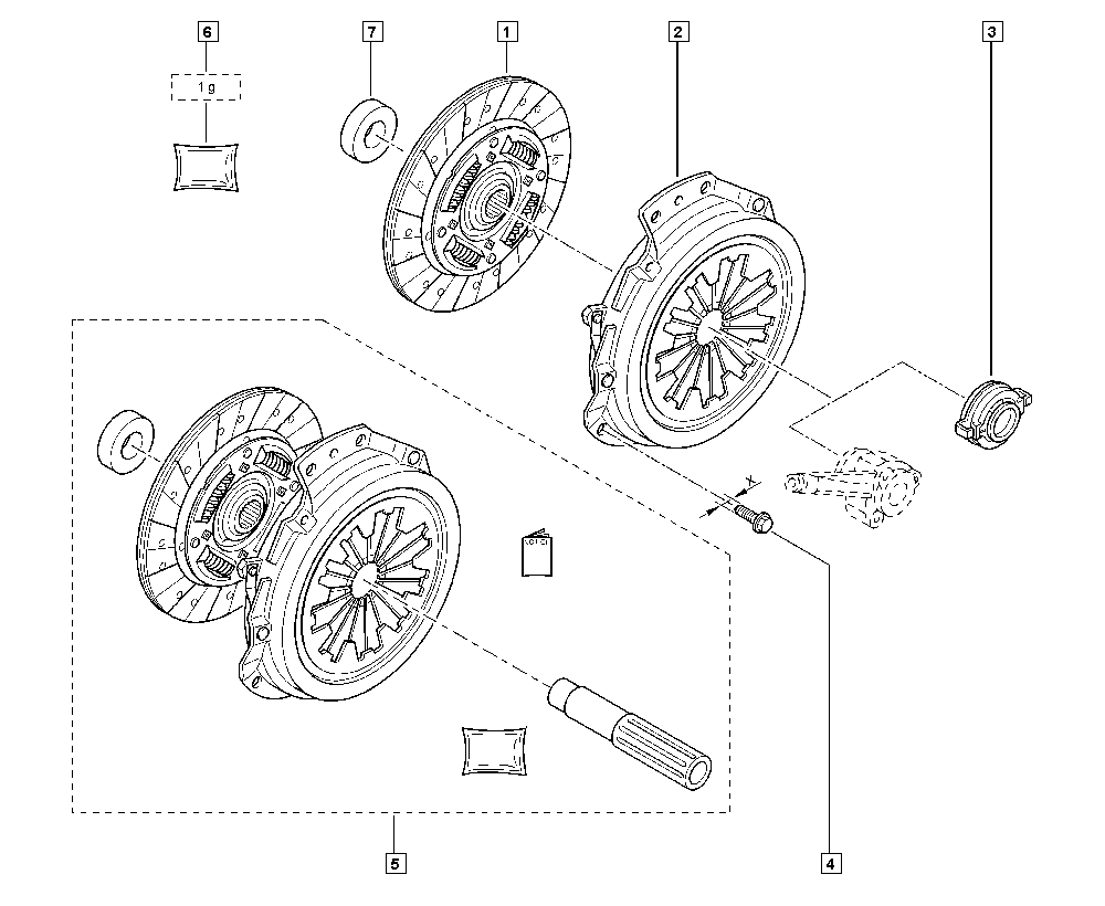 DACIA 82 00 527 569 - Нажимной диск сцепления www.parts5.com