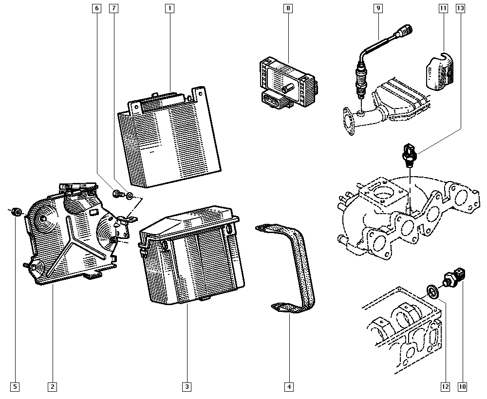 RENAULT 77 00 706 876 - Sensor, boost pressure www.parts5.com