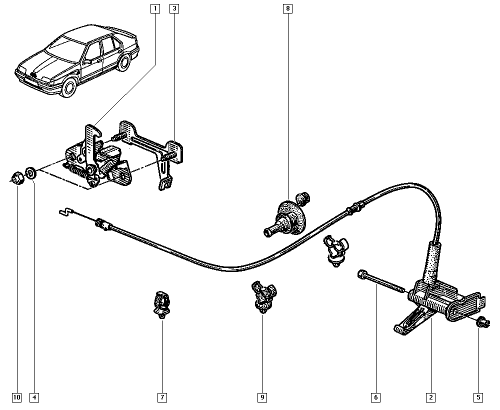 RENAULT 77 03 034 237 - Гайка www.parts5.com