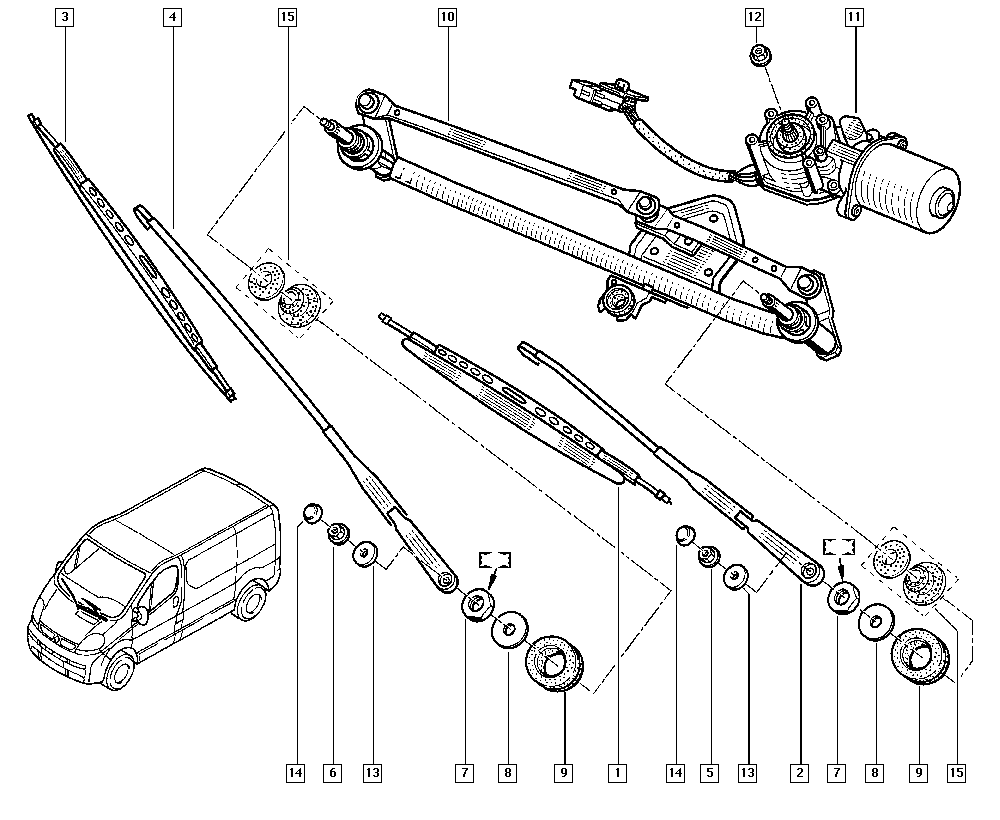 RENAULT 7701050583 - Törlőlapát www.parts5.com