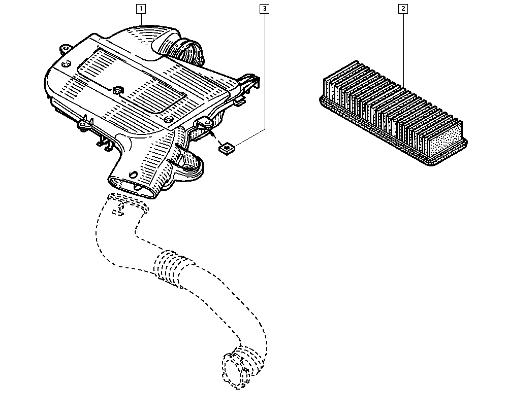 RENAULT 77 01 477 096 - Filtre à air www.parts5.com