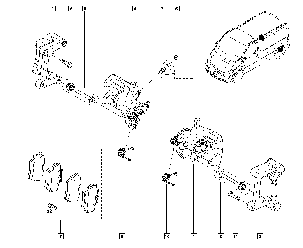 VW 77 01 054 772 - Brake Pad Set, disc brake www.parts5.com