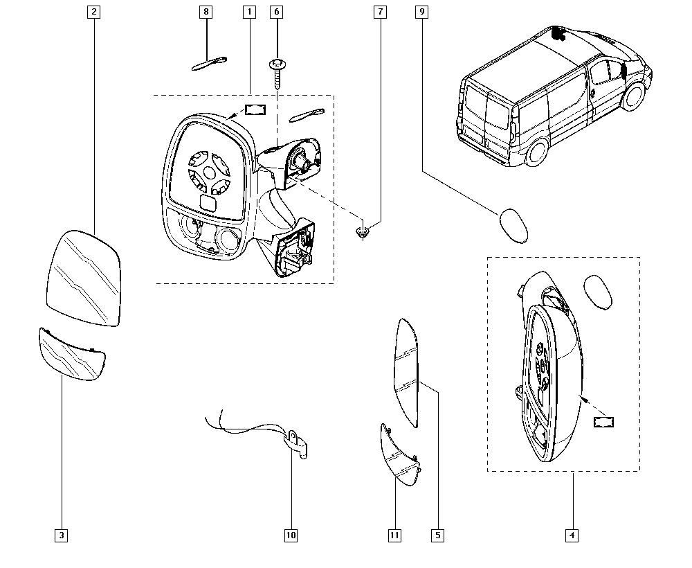 NISSAN 77014-73247 - Наружное зеркало www.parts5.com