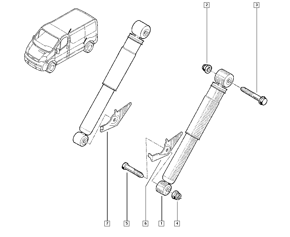 RENAULT 77 01 066 495 - Iskunvaimennin www.parts5.com