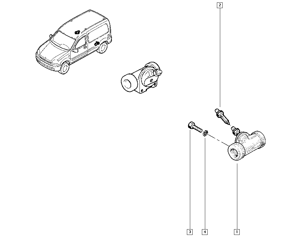 RENAULT 7701043913 - Tekerlek fren silindiri www.parts5.com