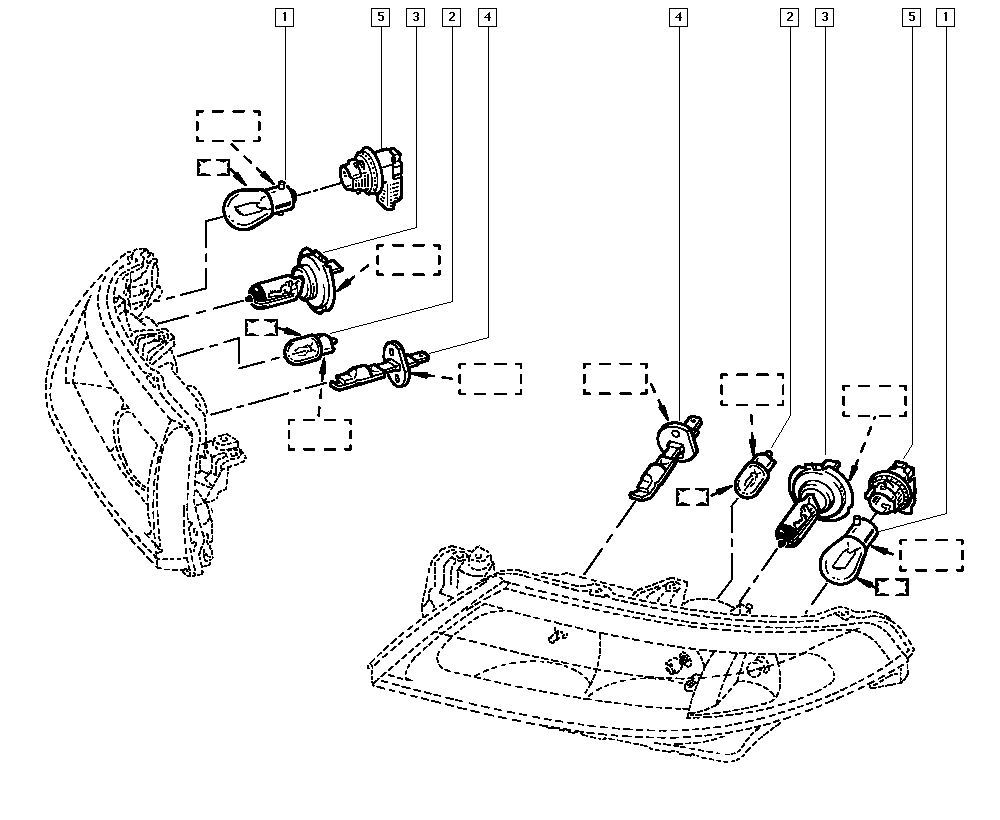 RENAULT 7701049947 - Sijalica, far za dugo svetlo www.parts5.com