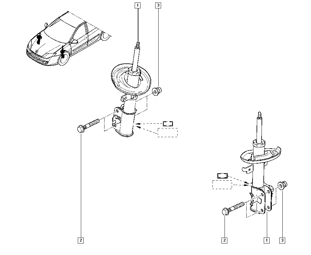 RENAULT 543020011R - Амортизатор www.parts5.com