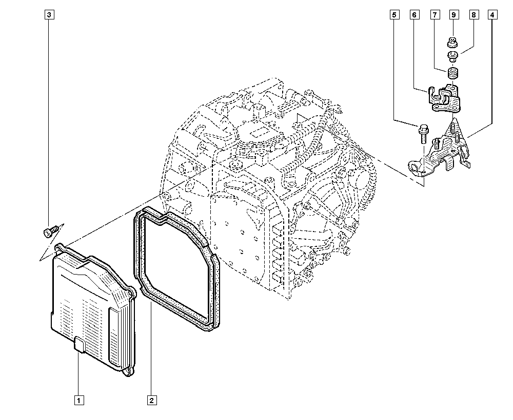 RENAULT 77-00-871-802 - Hüdraulikafilter,automaatkäigukast www.parts5.com