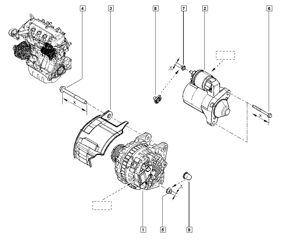 DACIA 23 10 030 71R - Τροχαλία ιμάντα , γεννήτρια www.parts5.com