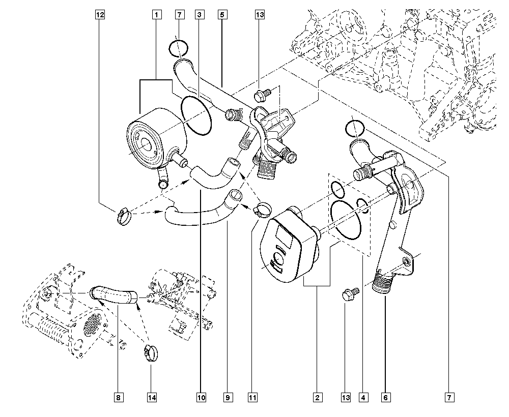 Suzuki 213059324R - Ψυγείο λαδιού, λάδι κινητήρα www.parts5.com