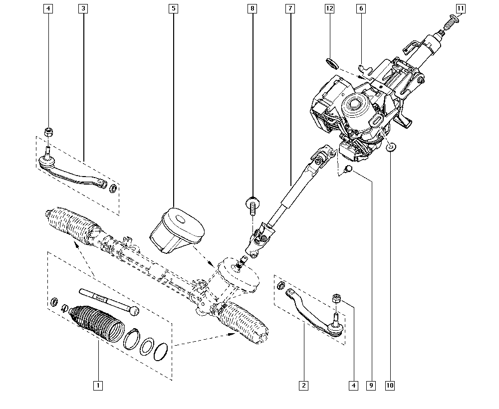 DACIA 485202710R - Raidetangon pää www.parts5.com