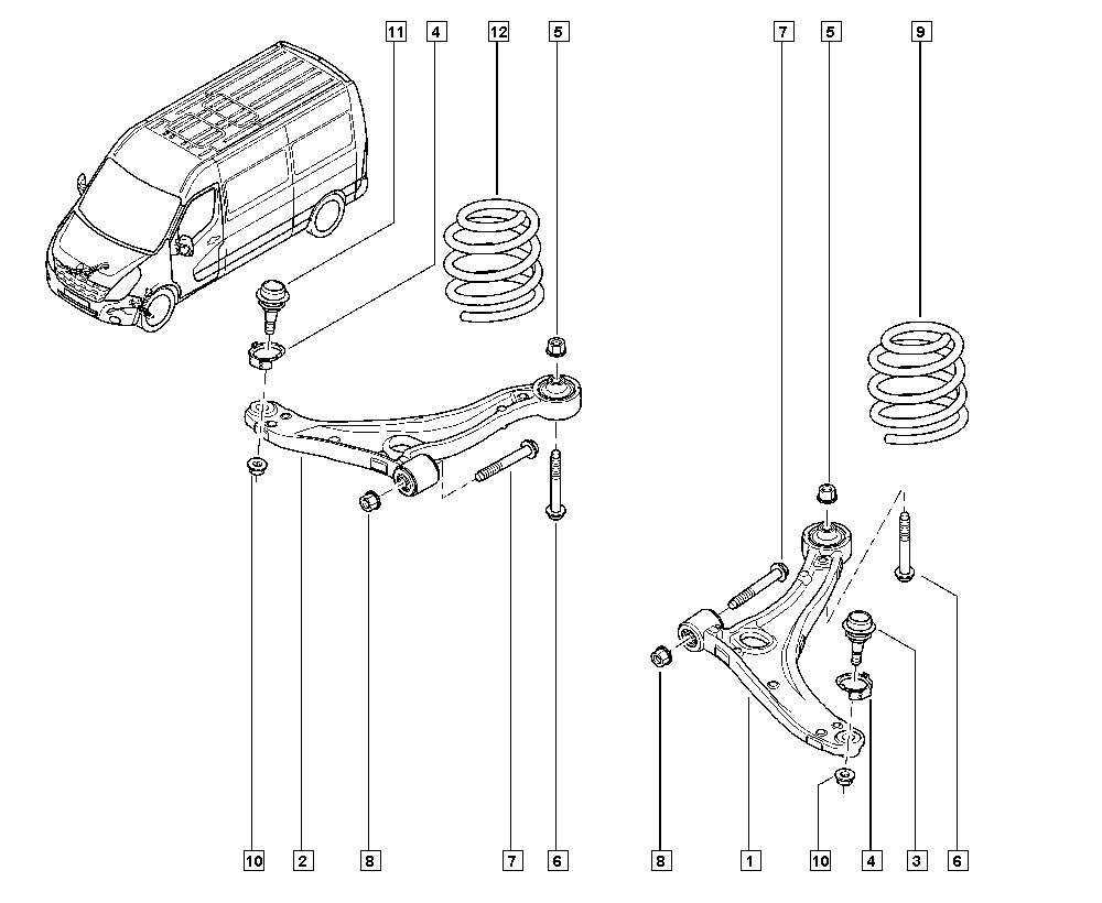 Opel 8200688871 - Lengőkar, kerékfelfüggesztés www.parts5.com