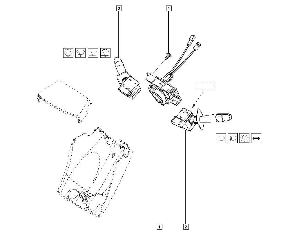 RENAULT 255672223R - Burgu yayı, hava yastığı www.parts5.com