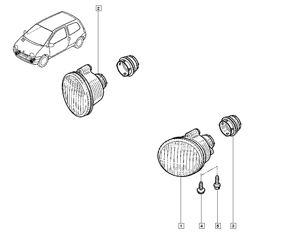 NISSAN 7701045718 - Nebelscheinwerfer www.parts5.com