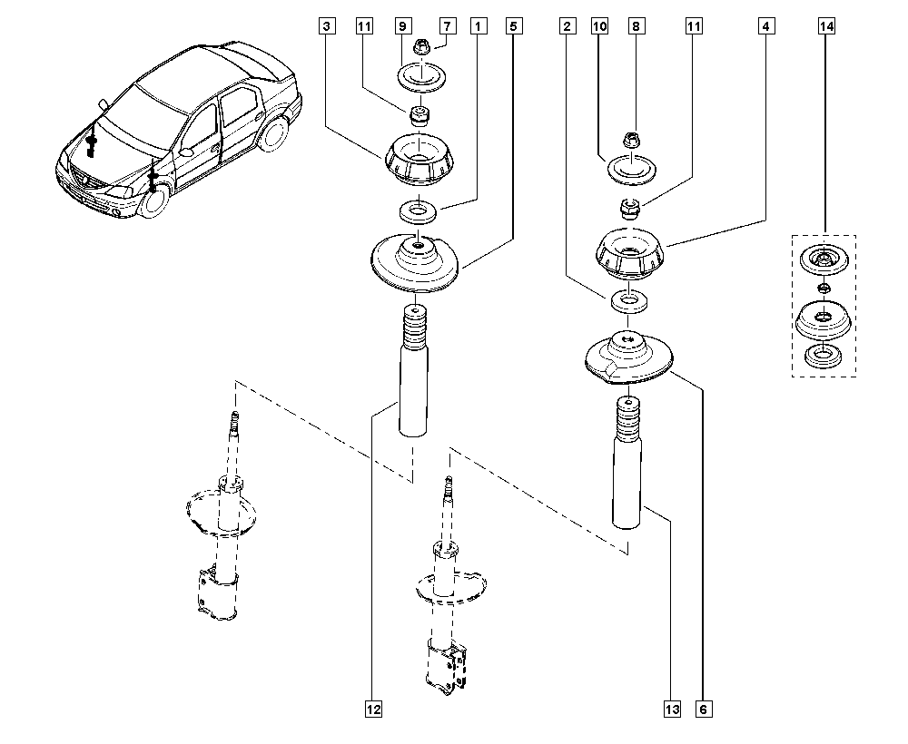 RENAULT 540505149R - Пыльник амортизатора, защитный колпак www.parts5.com