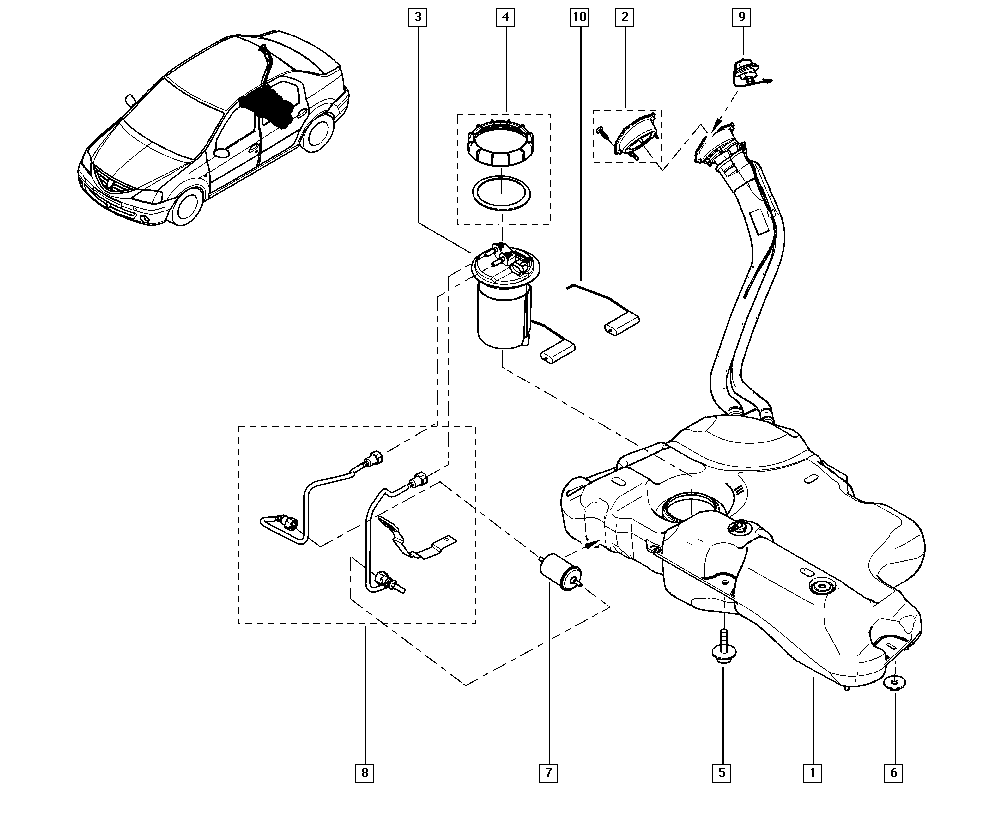 RENAULT 77 01 068 107 - Горивен филтър www.parts5.com