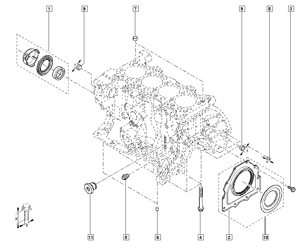 RENAULT TRUCKS 77 01 476 858 - Τσιμούχα, στροφαλ. άξονας www.parts5.com