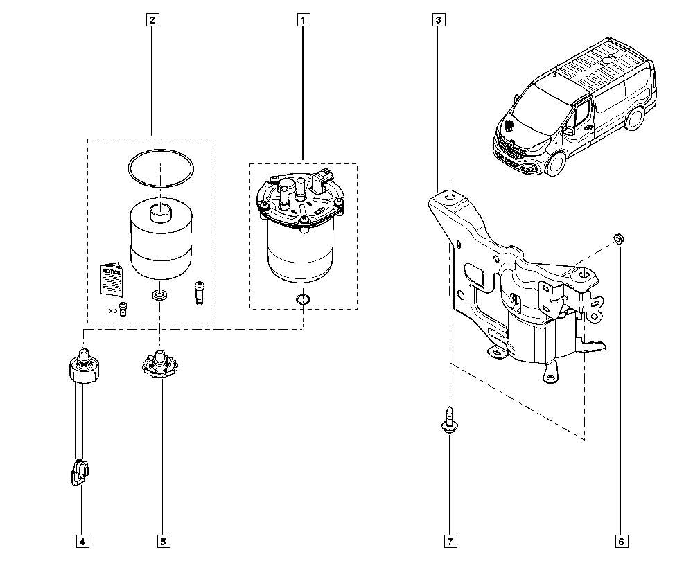 RENAULT 16 40 388 99R - Топливный фильтр www.parts5.com