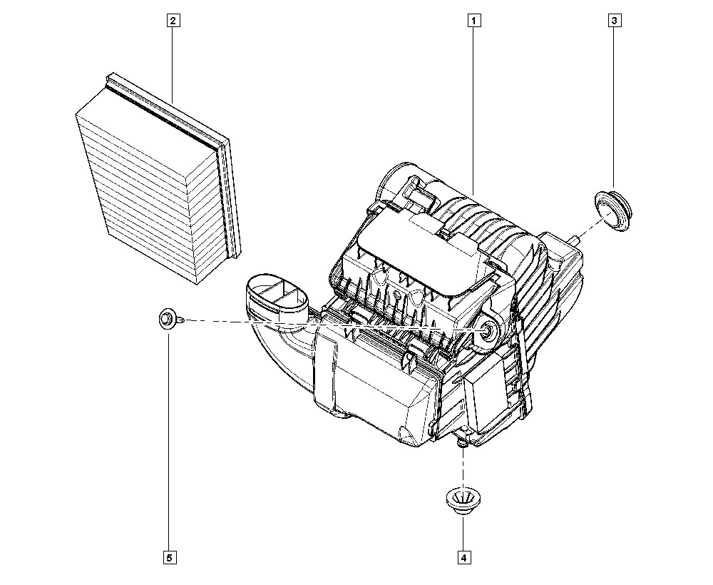 RENAULT 16 54 682 96R - Vzduchový filtr www.parts5.com