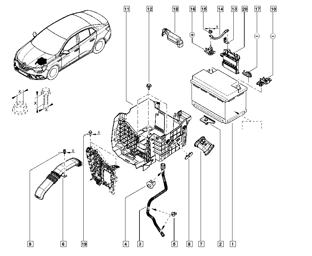 DACIA 7711575175 - Starter Battery www.parts5.com