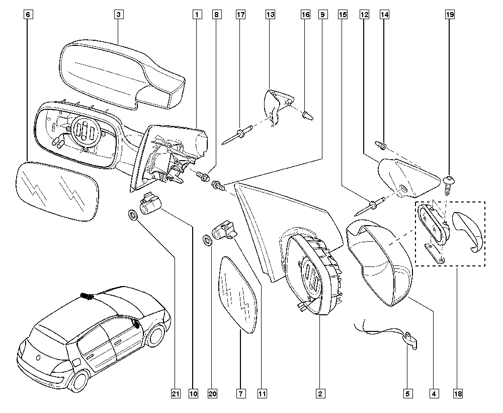 RENAULT 7701068375 - Ulkopeili www.parts5.com