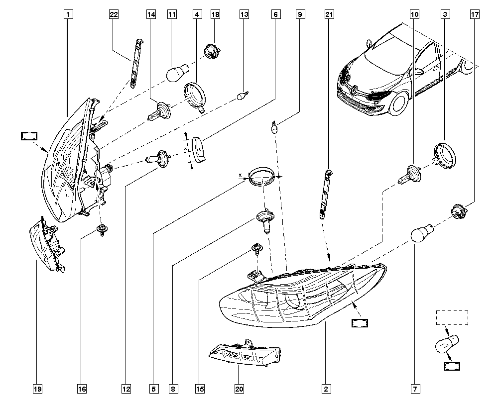 RENAULT 260100923R - Esituli www.parts5.com