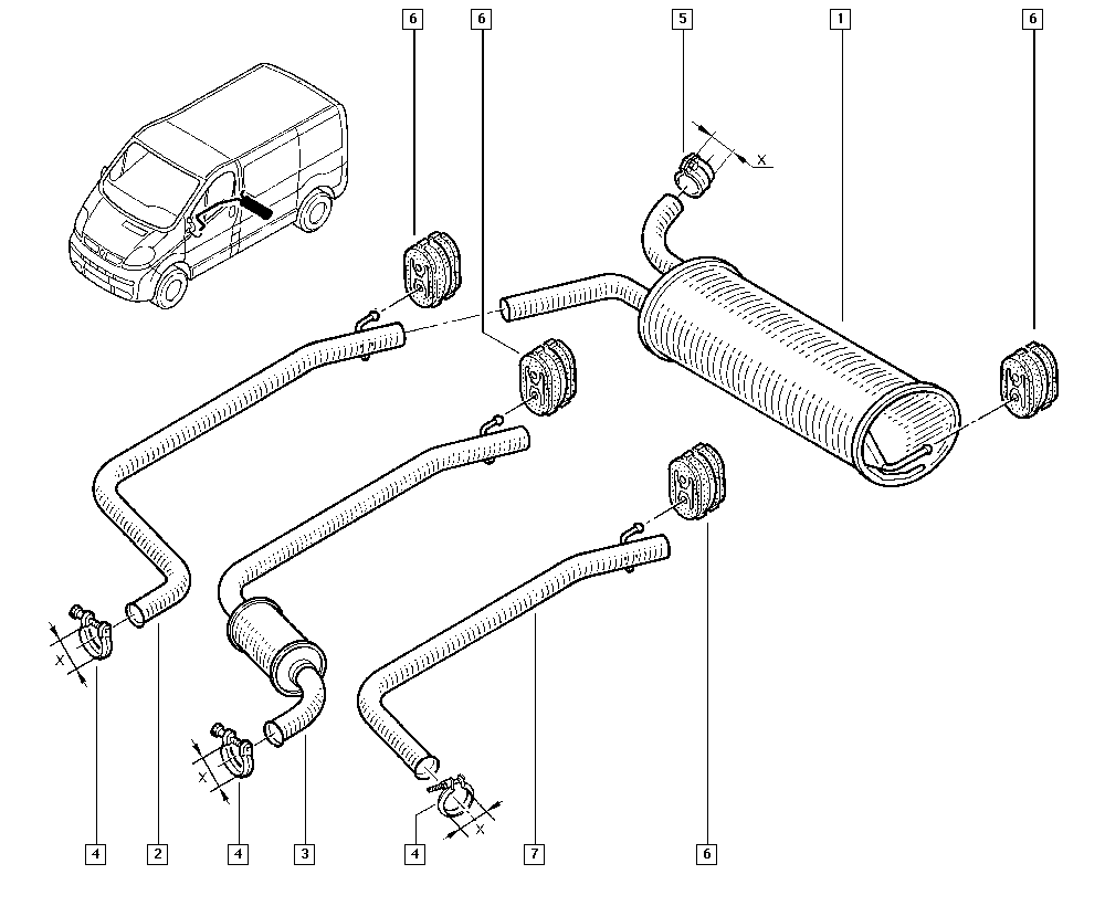 RENAULT 82.00.157.363 - Conector teava, sistem de esapament www.parts5.com