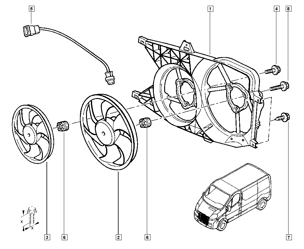 RENAULT 7701069897 - Вентилятор, охлаждение двигателя www.parts5.com